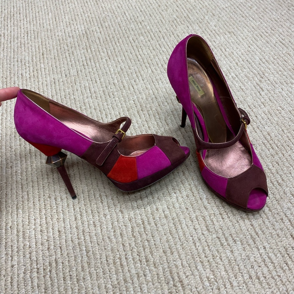 Color Block Miu Miu Pump - image 5